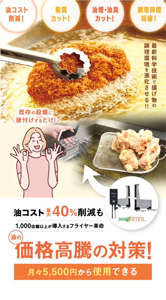 オイルレスフライ フライヤー革命 食用油節約 ドクターフライ（Dr.Fry 